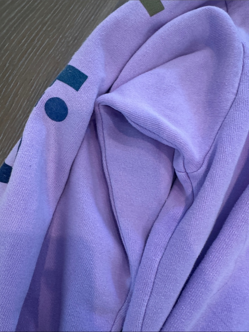 Aviator Nation lavendar Hoodie with Rainbow Chest Emblem - Picture 13 of 16
